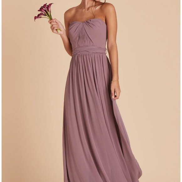Birdy Grey Grace Convertible DARK MAUVE Bridesmaids Dress XS - Picture 2 of 14
